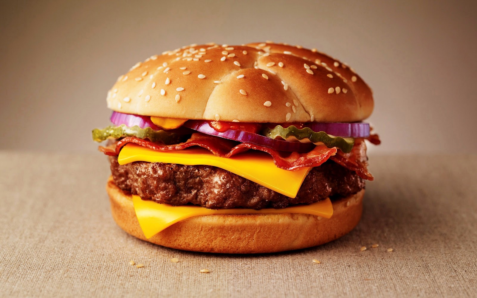 Double Cheeseburger HDq Wallpaper