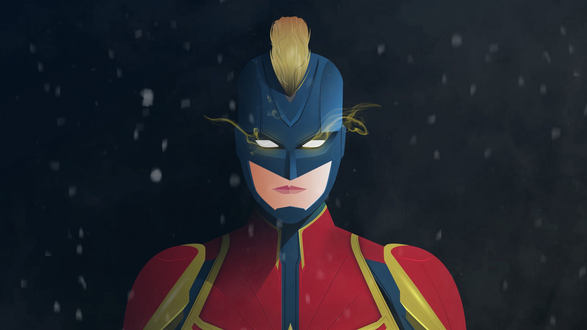 Captain Marvel Digital Artwork 4k Wallpaper Superheroes