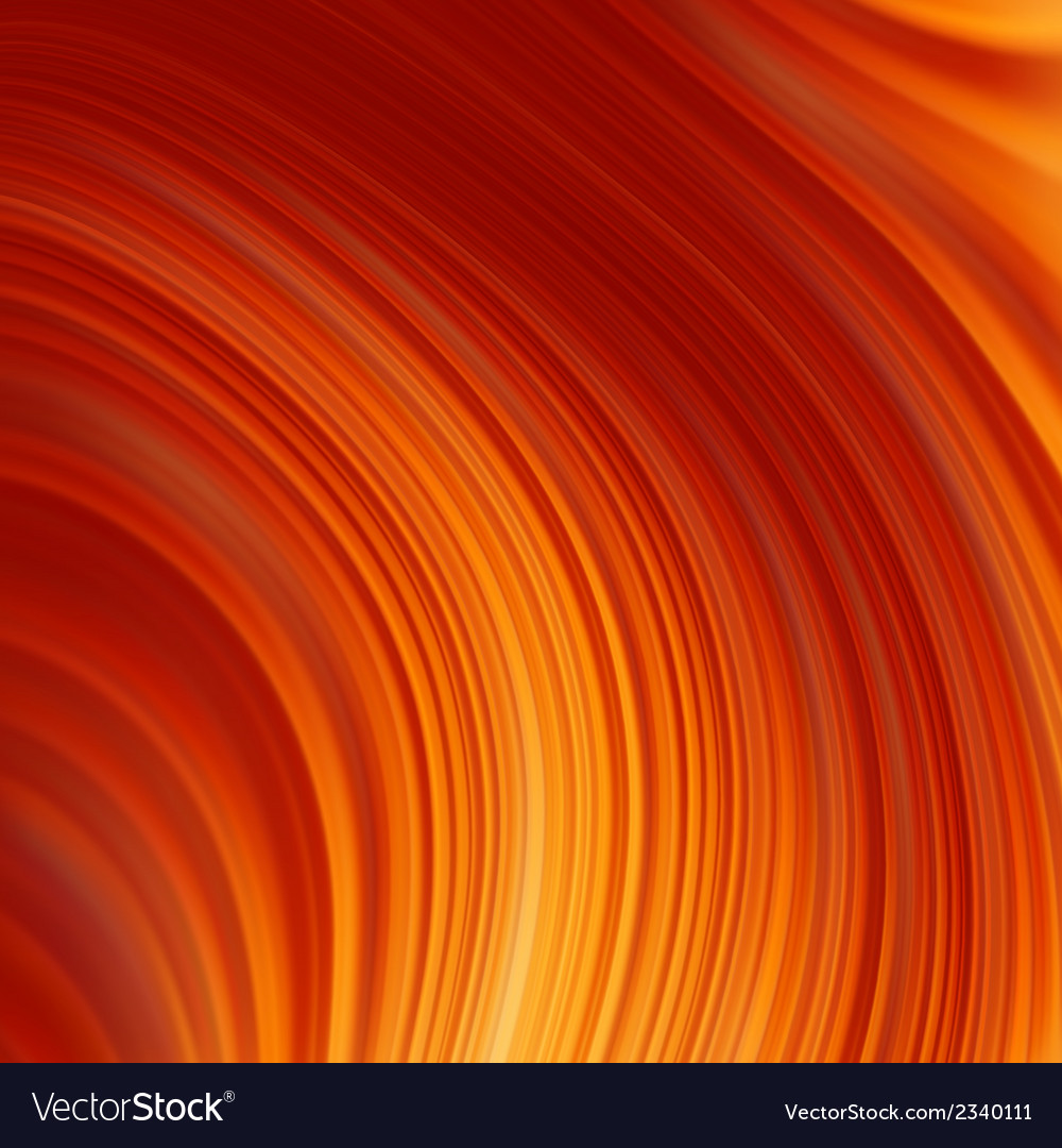 Abstract Glow Twist Background With Golden Flow Vector Image