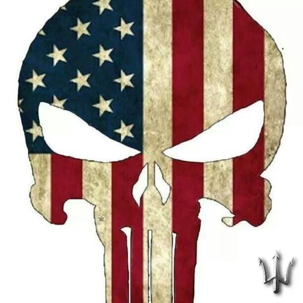 American Flag Punisher Skull Wallpaper Chris kyle punisher forged 612x612