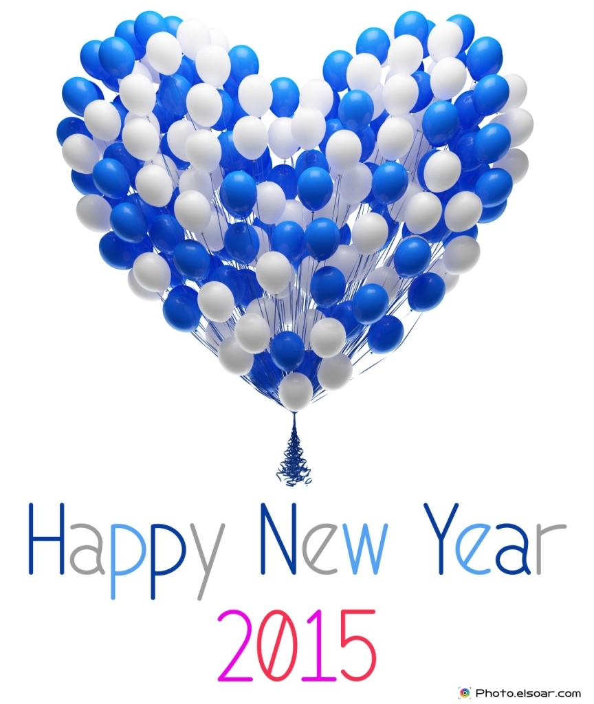 Happy New Year Ballon Love Wallpaper