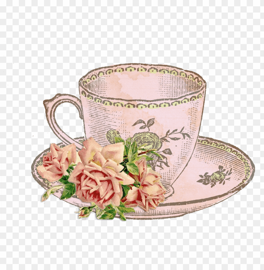 Tea Party Teacup Teapot Clip Art Png Image With Transparent