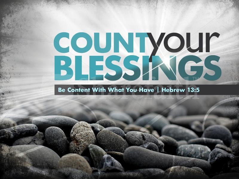 Count Your Blessings PowerPoint PowerPoint Sermons