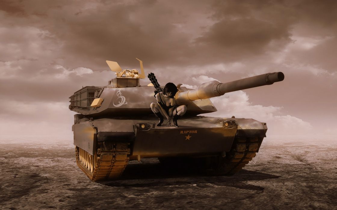 M1a1 Abrams Tank Weapon Military Tanks Movies Girl G