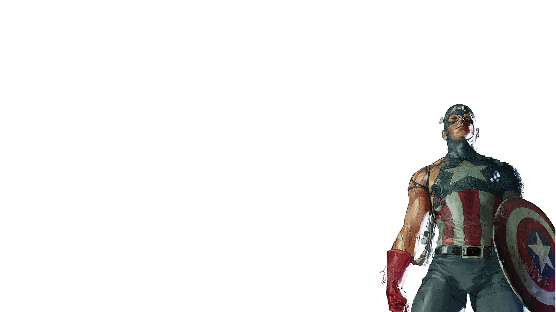 Comic Captain America HD Wallpaper