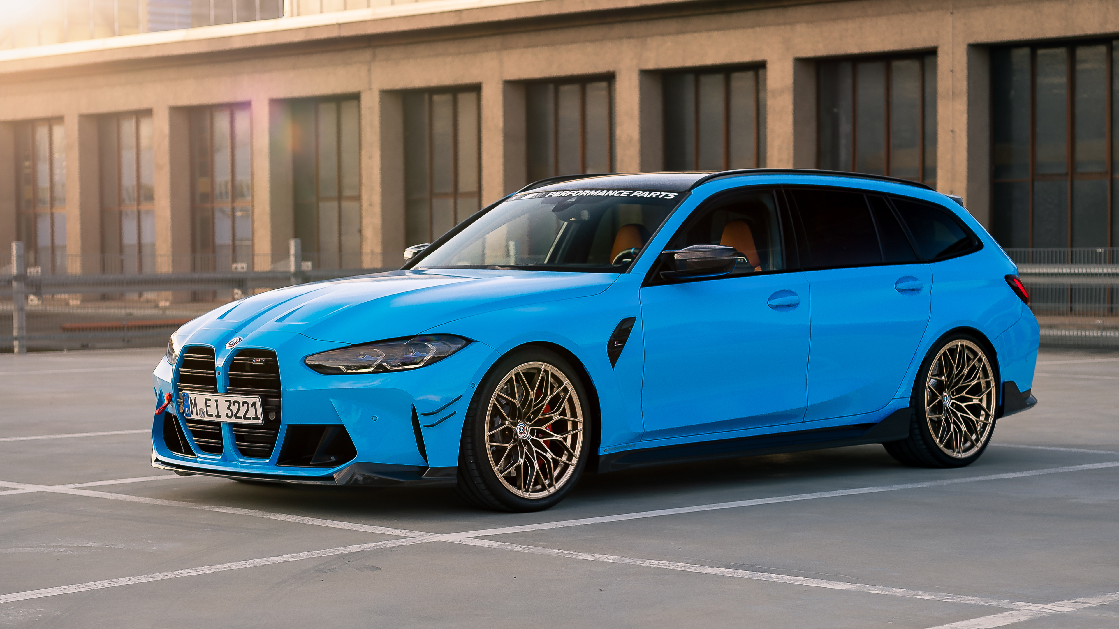 Bmw M3 Competition Touring M Xdrive Performance Parts 4k Wallpaper