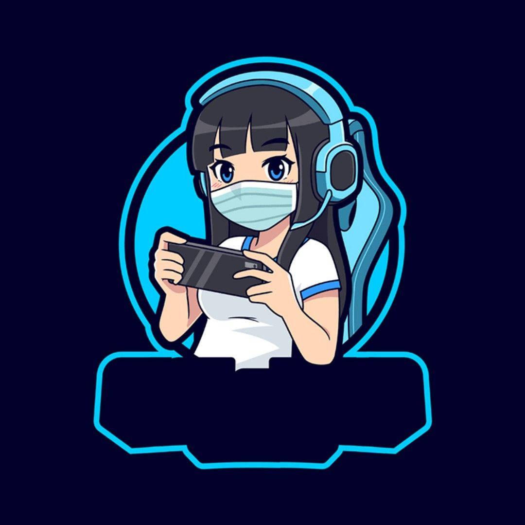 Girl Gamer Logo Wallpaper
