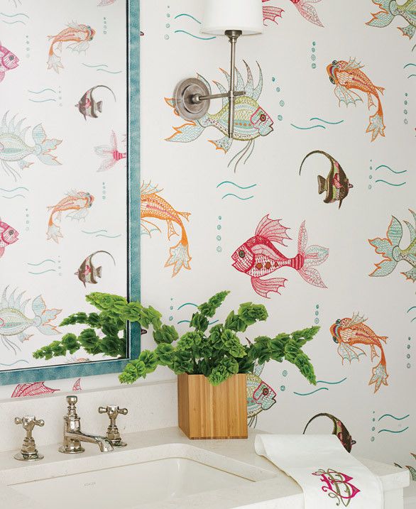 Shore House Coastal Living Wayfair Fabrics Wallpaper Pinter