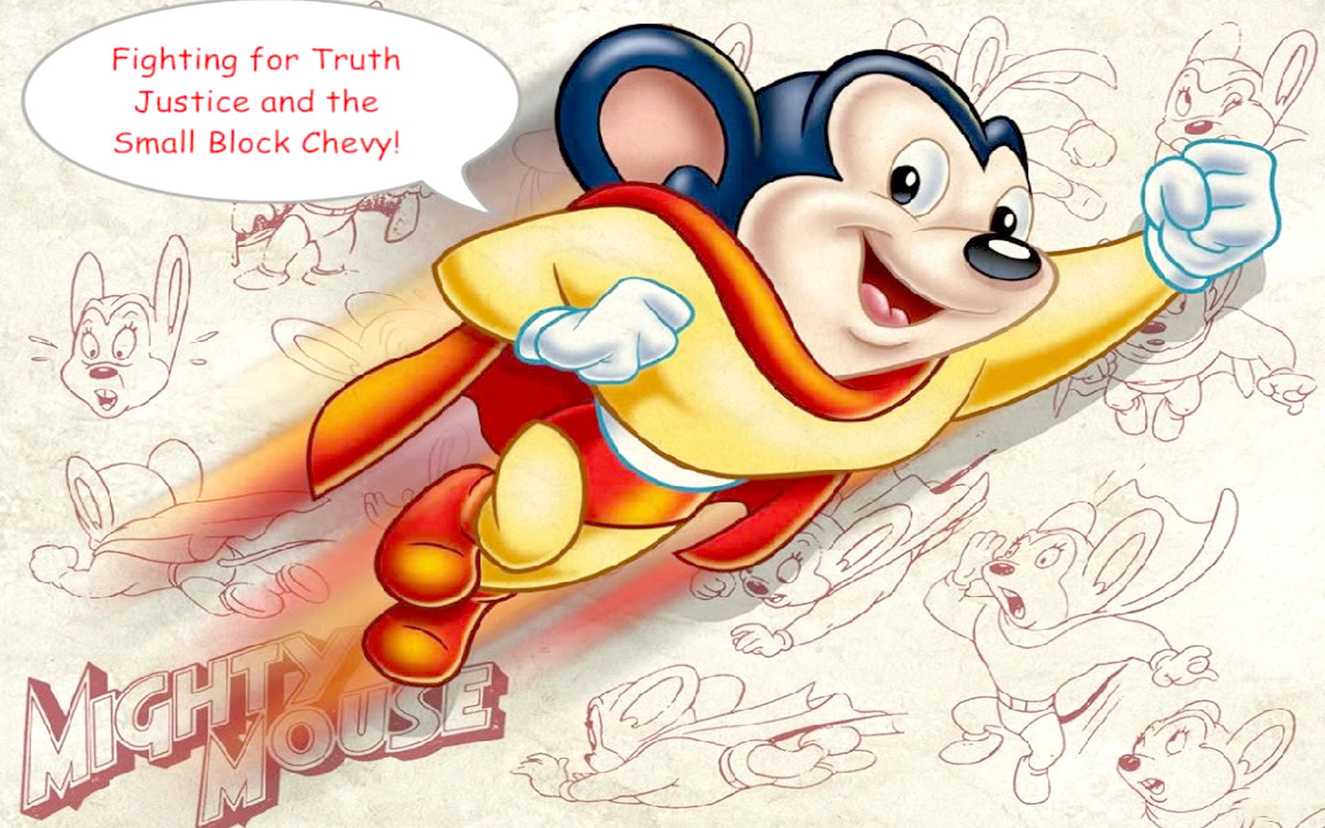 Mighty Mouse Puter Wallpaper Desktop Background
