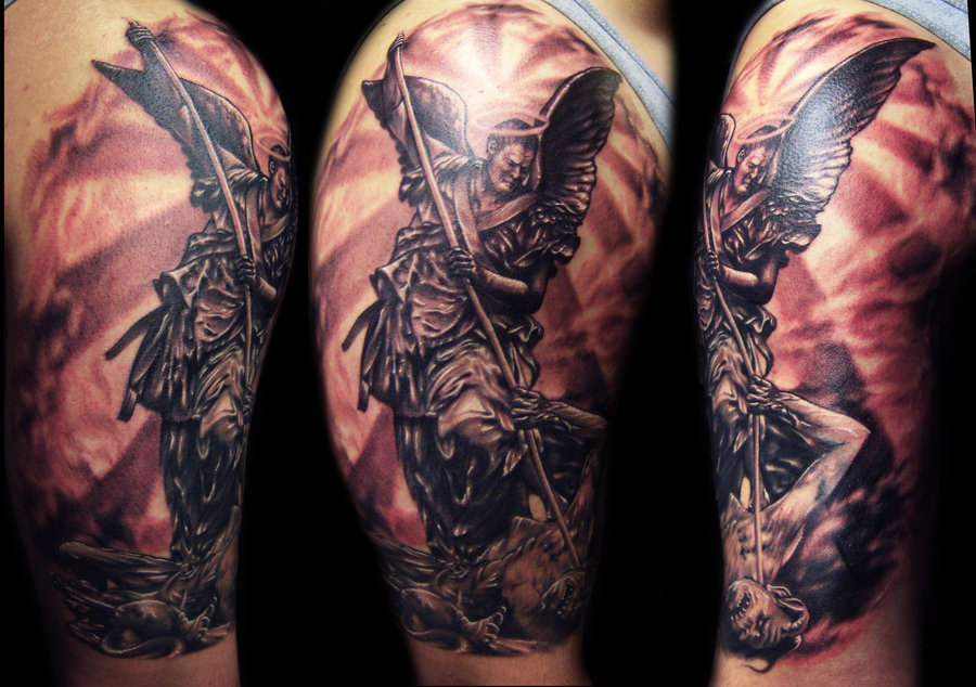St Michael Tattoo By Hatefulss