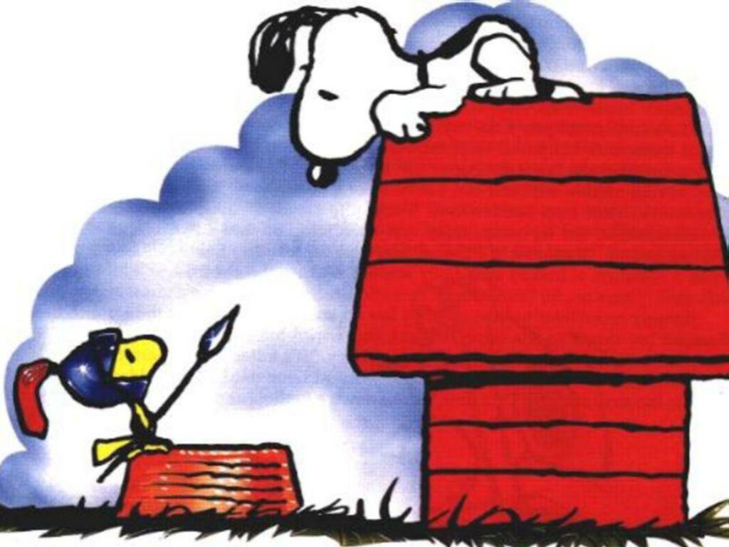 Wallpaper Background Snoopy Cute Image