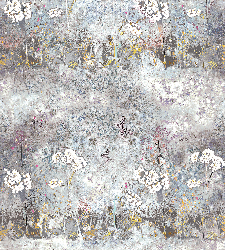 Meadow Wallpaper by Louise Body Jane Clayton