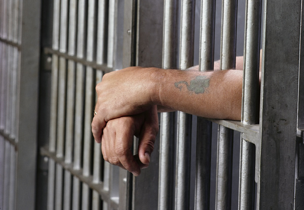Prison Bars Background