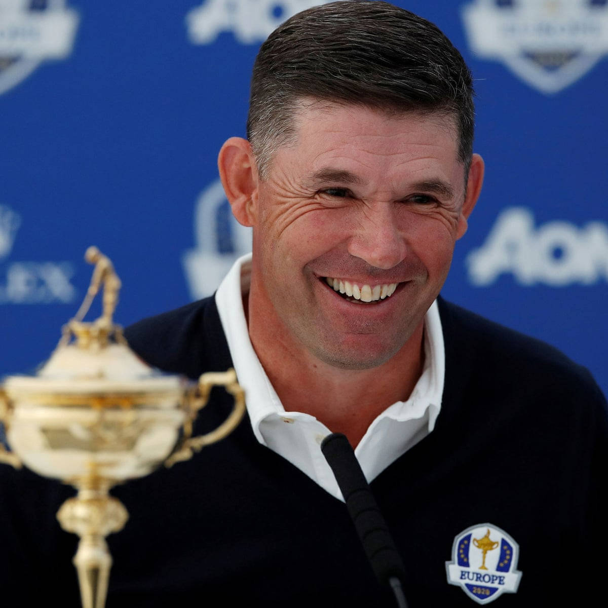 Padraig Harrington Elated Expression Wallpaper