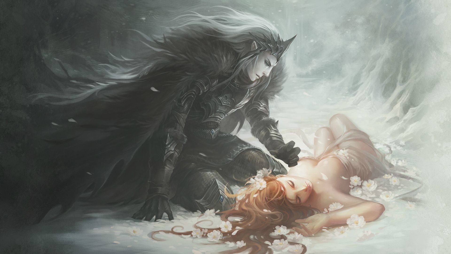 Hades And Persephone HD Wallpaper Background Image