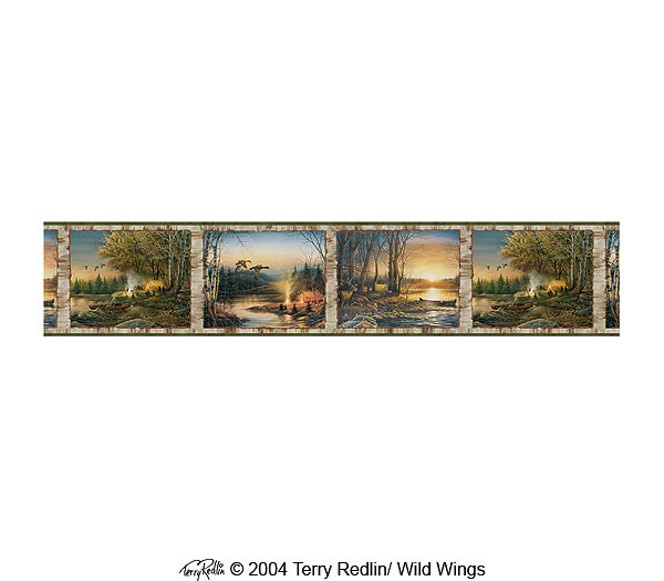 Home Expressions Terry Redlin Evening Solitude Wallpaper Border