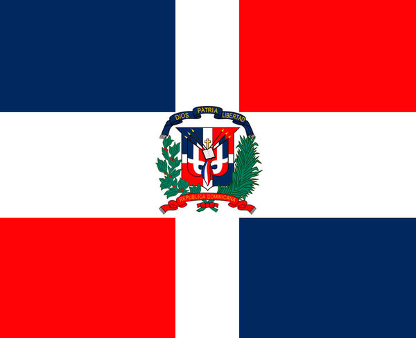 Dominican Republic Flag By Decalgirl Collective