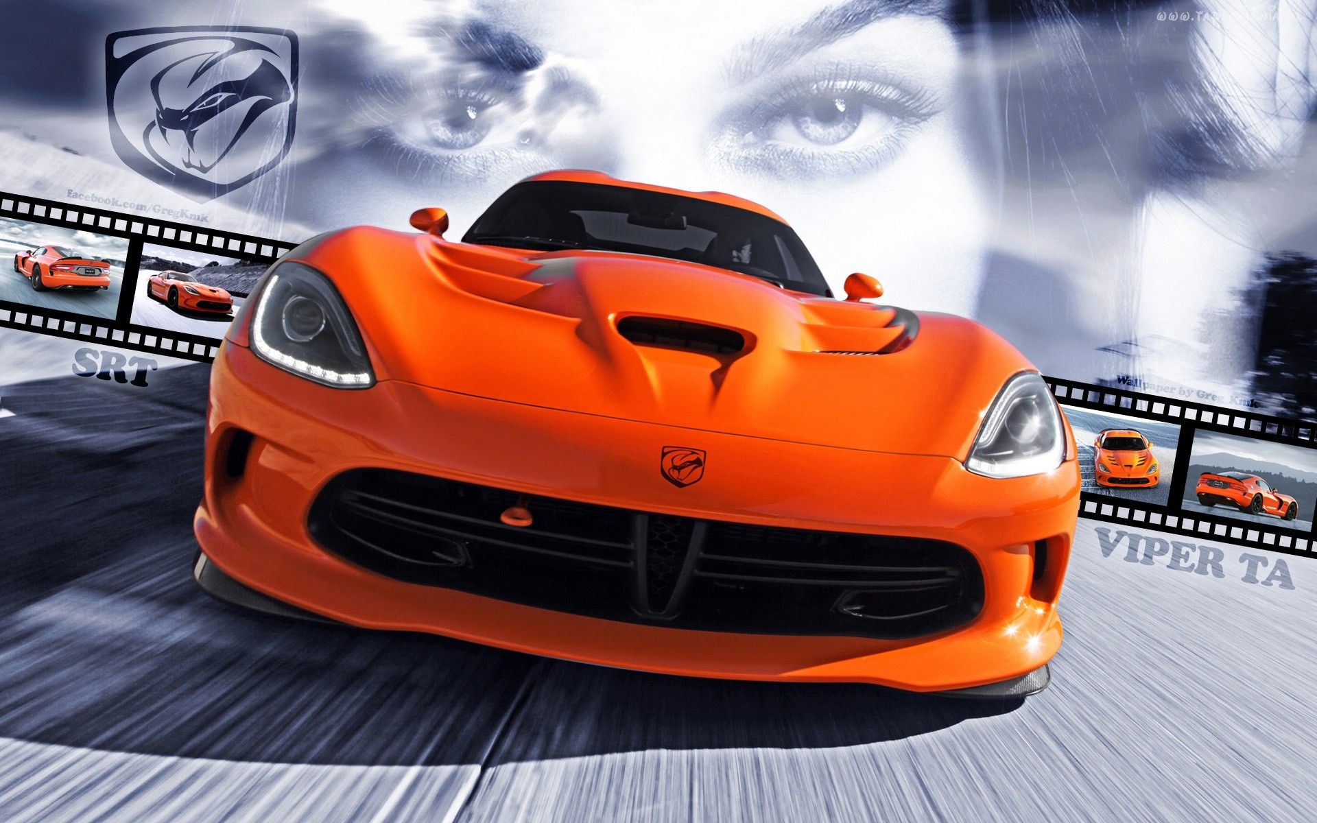 Dodge Srt Viper Orange Picture HD Wallpaper Beraplan