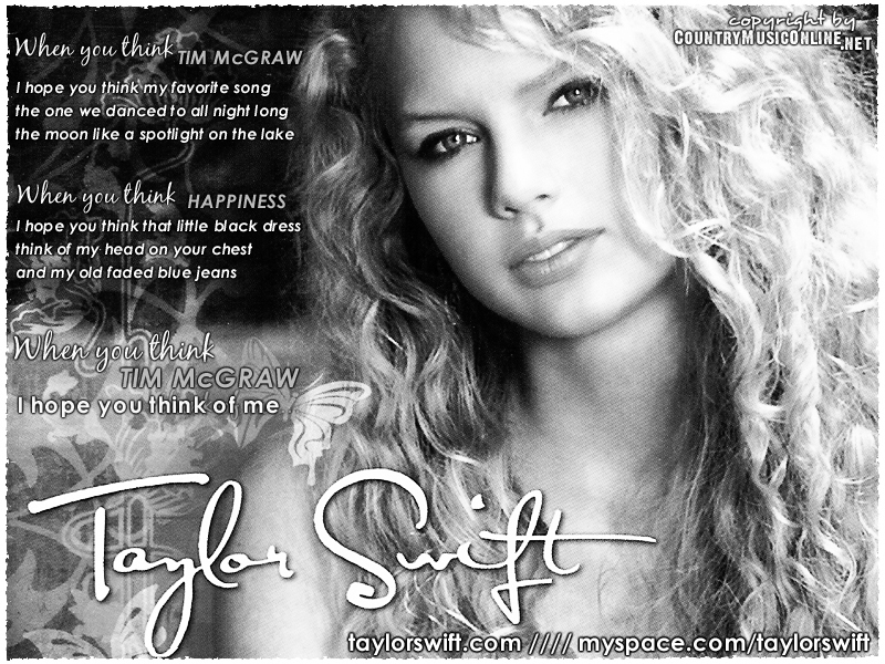 taylor swift song quotes wallpaper