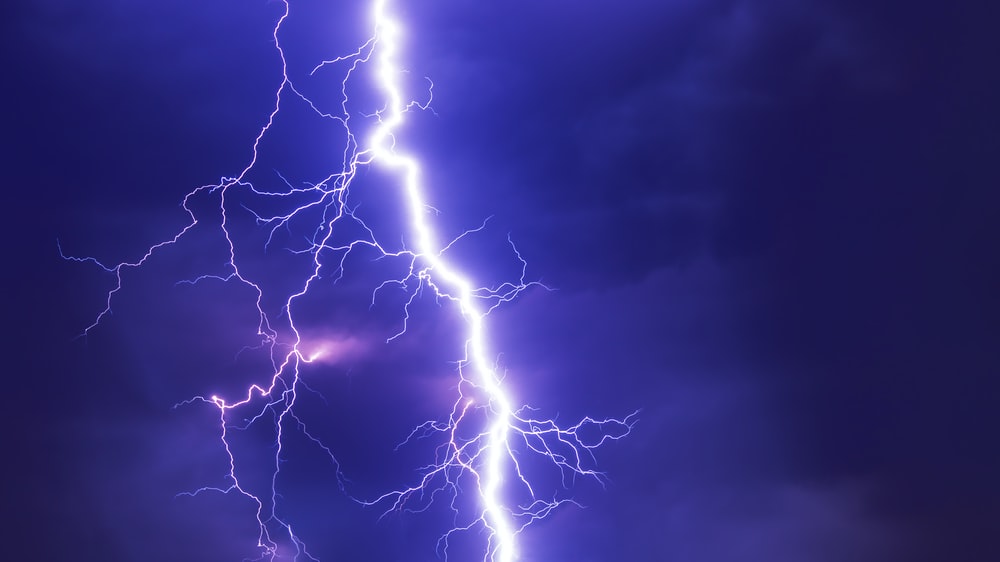 Lightning Graphic Wallpaper Photo Image