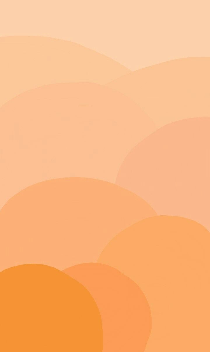 Orange S Wallpaper Pastel Color iPhone