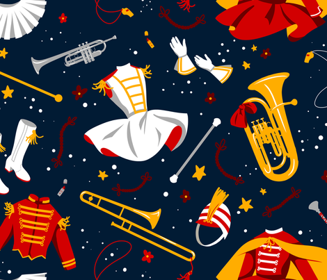 Marching Band Designs Spoonflower Design Challenge