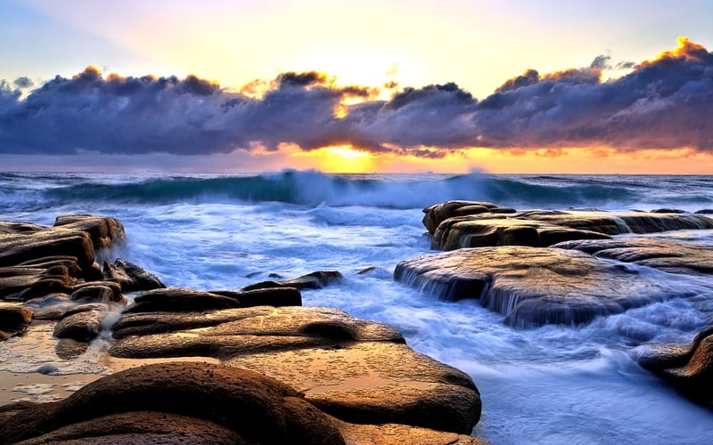 beautiful beauty Ocean Waves Nature Oceans HD Desktop Wallpaper