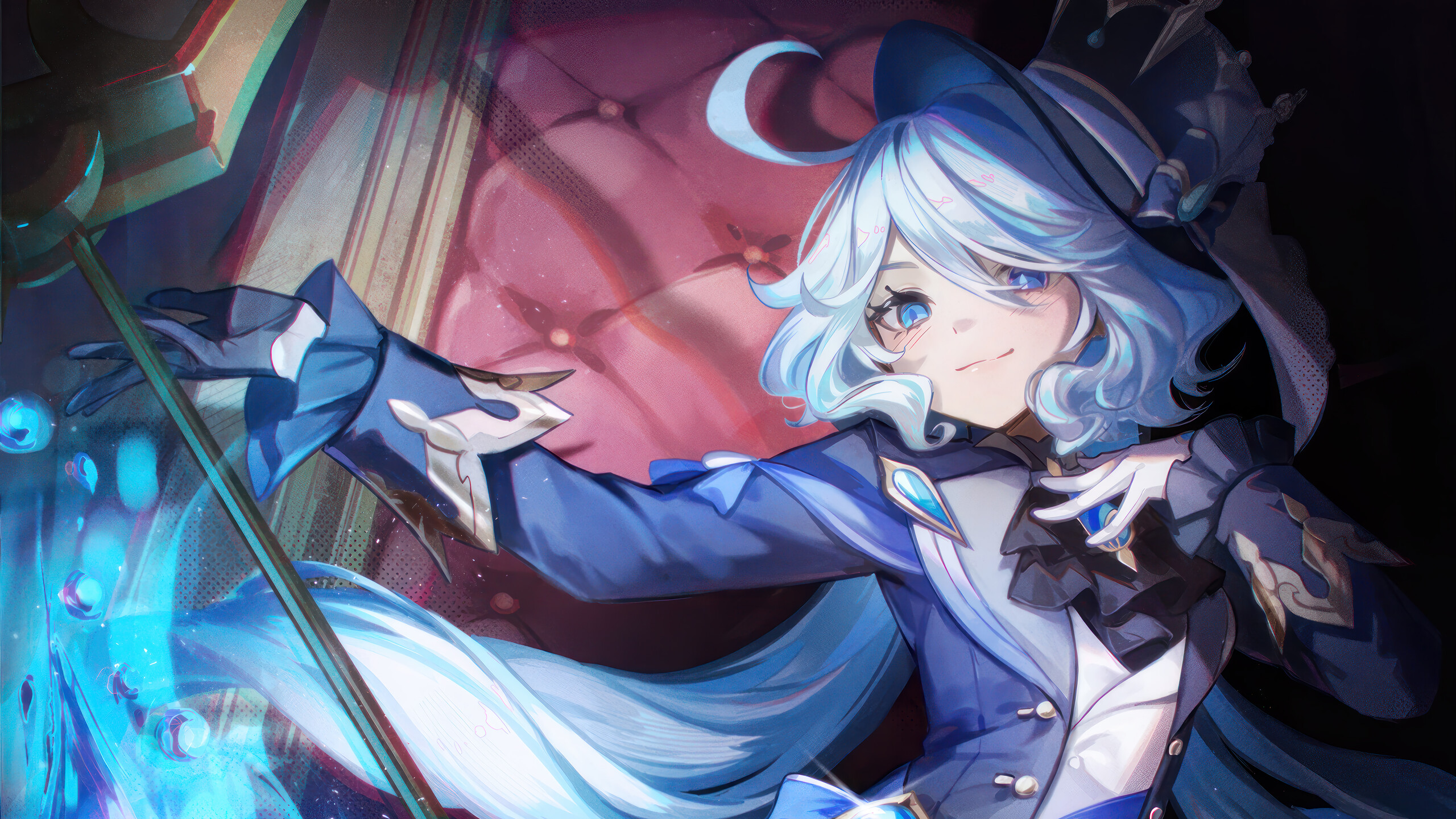 Furina Genshin Impact Game 4k Wallpaper
