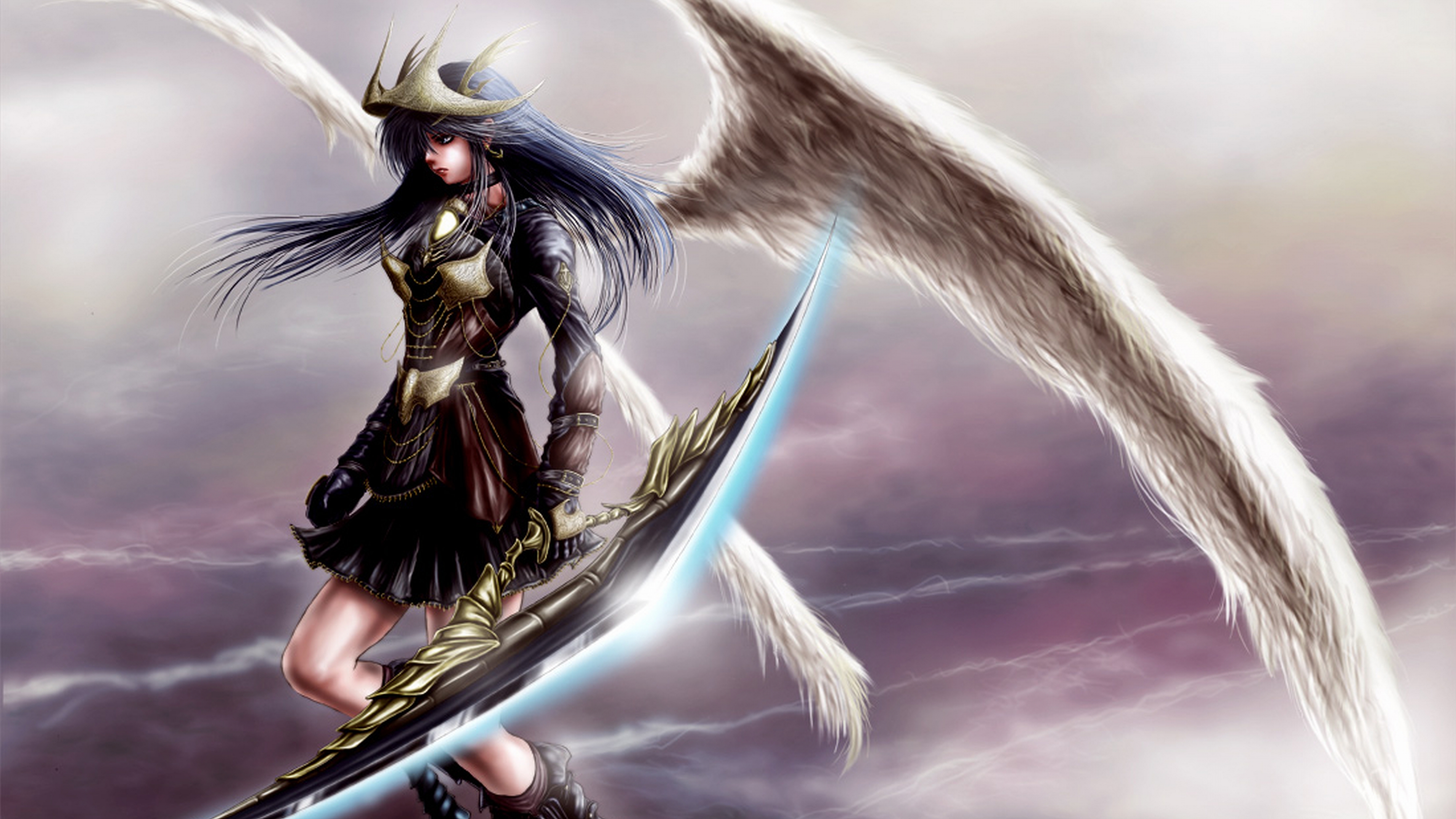 Angel Warrior Puter Wallpaper Desktop Background