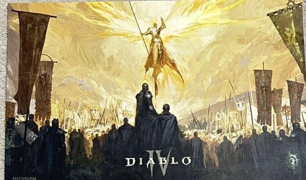 Diablo Iv Gamestop Exclusive Preorder Bonus Lithograph Poster
