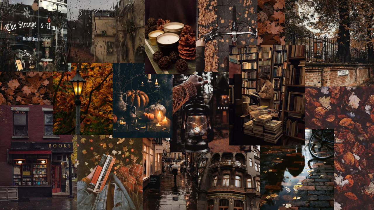 Aesthetic Creator Dark Cozy Fall Laptop Wallpaper REQUESTED If