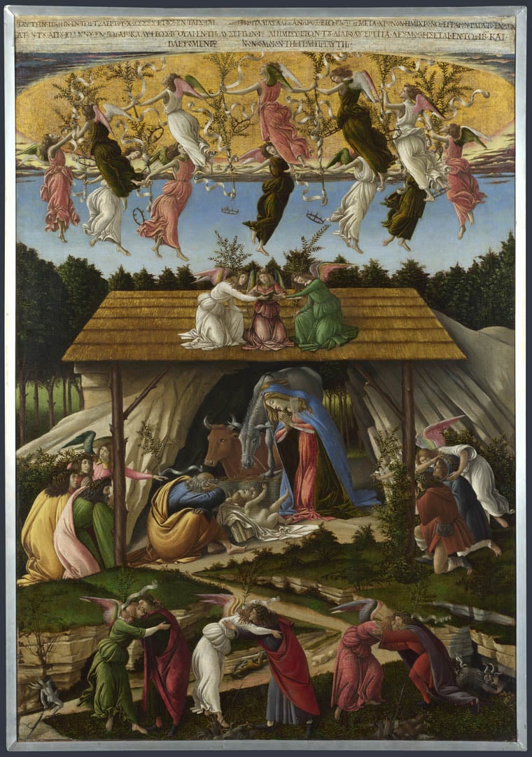  Nativity   Italian Renaissance Sandro Botticelli Art Wallpaper Picture 760x1080