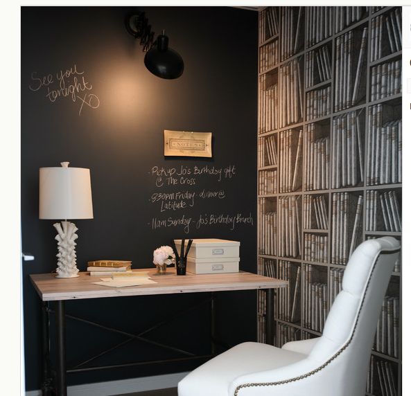 Love The Wallpaper Home Office Ideas Space