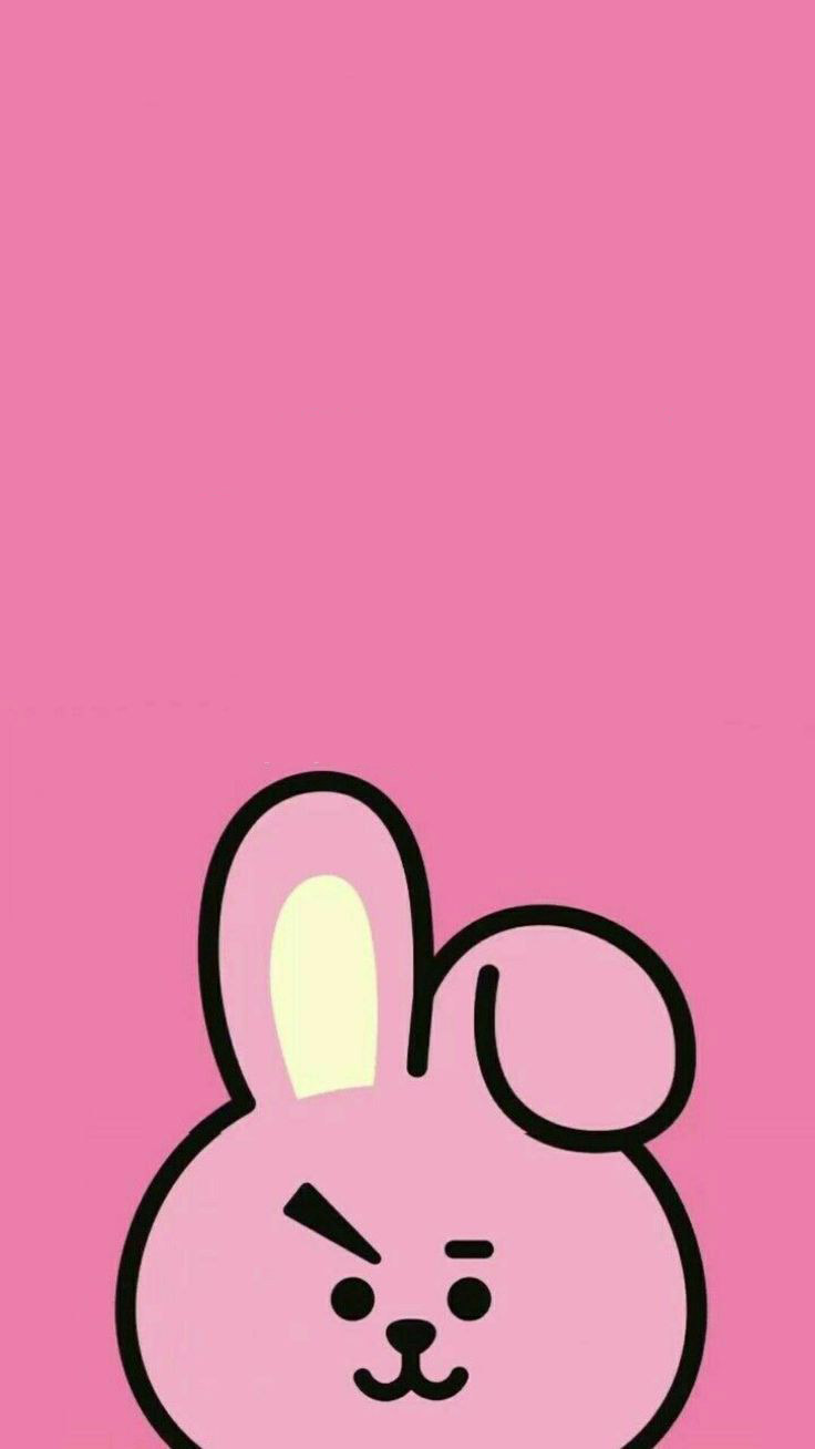 Pink Bunny iPhone Wallpaper