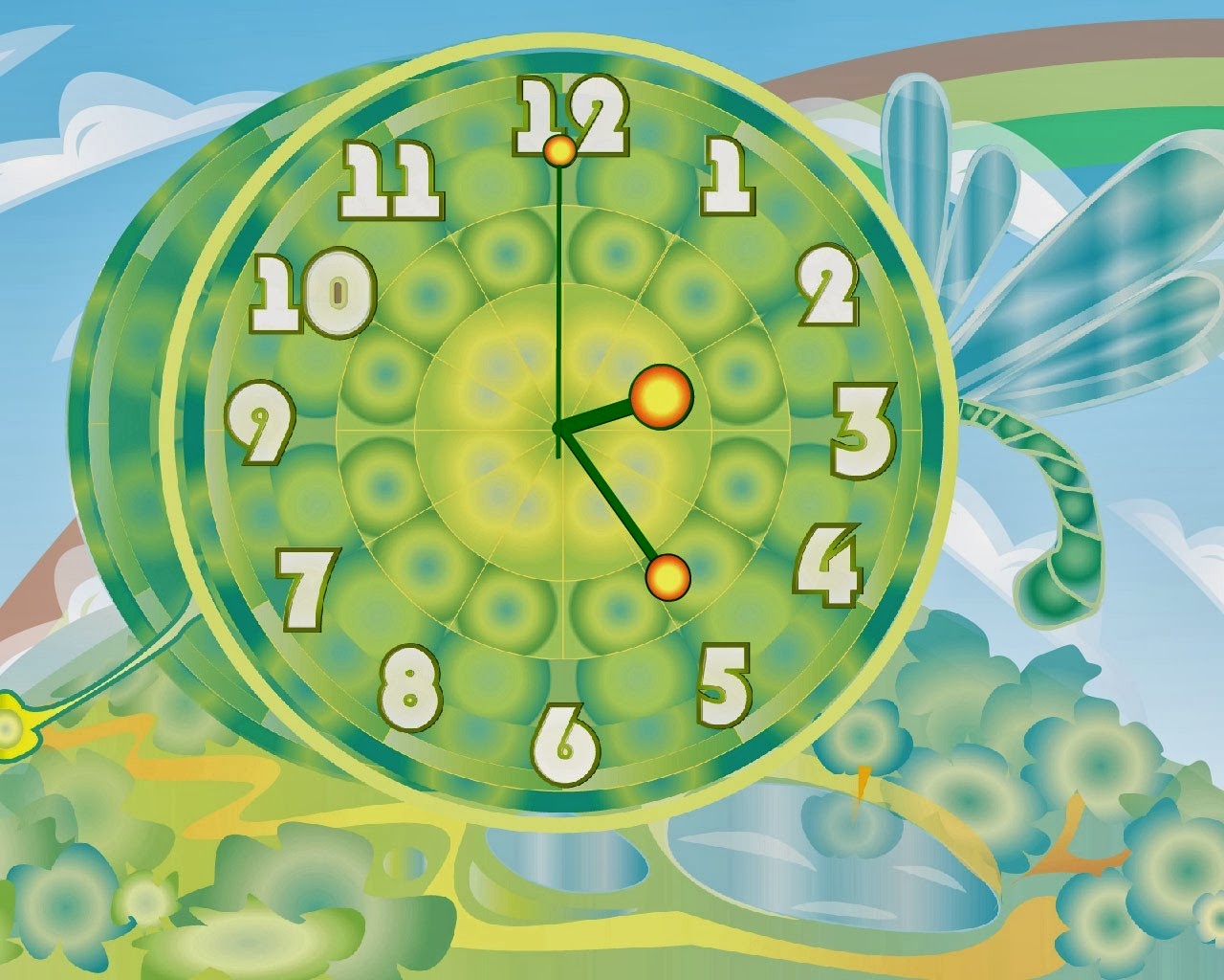  clock wallpaper and make this Live clock wallpaper for your desktop 1280x1024
