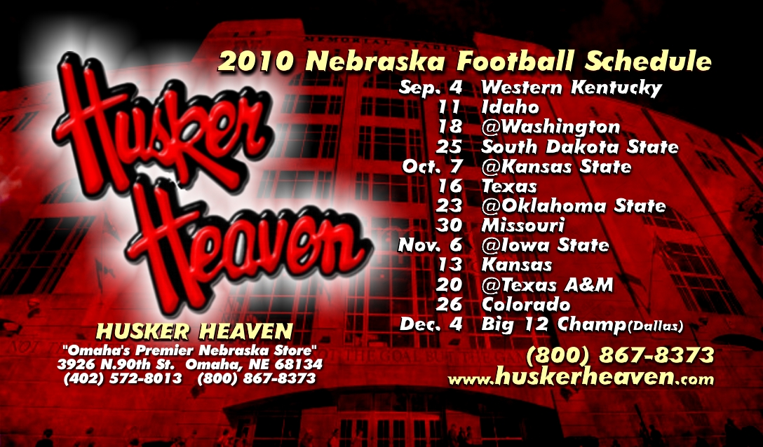 Husker Heaven S Cool Stuff University Of Nebraska Cornhuskers