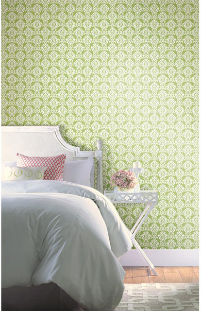 Waverly Cottage Wallpaper Traditional Wallpaper boston by
