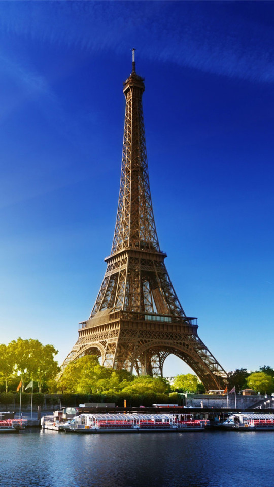 Eiffel Tower Paris Autumn Wallpaper iPhone