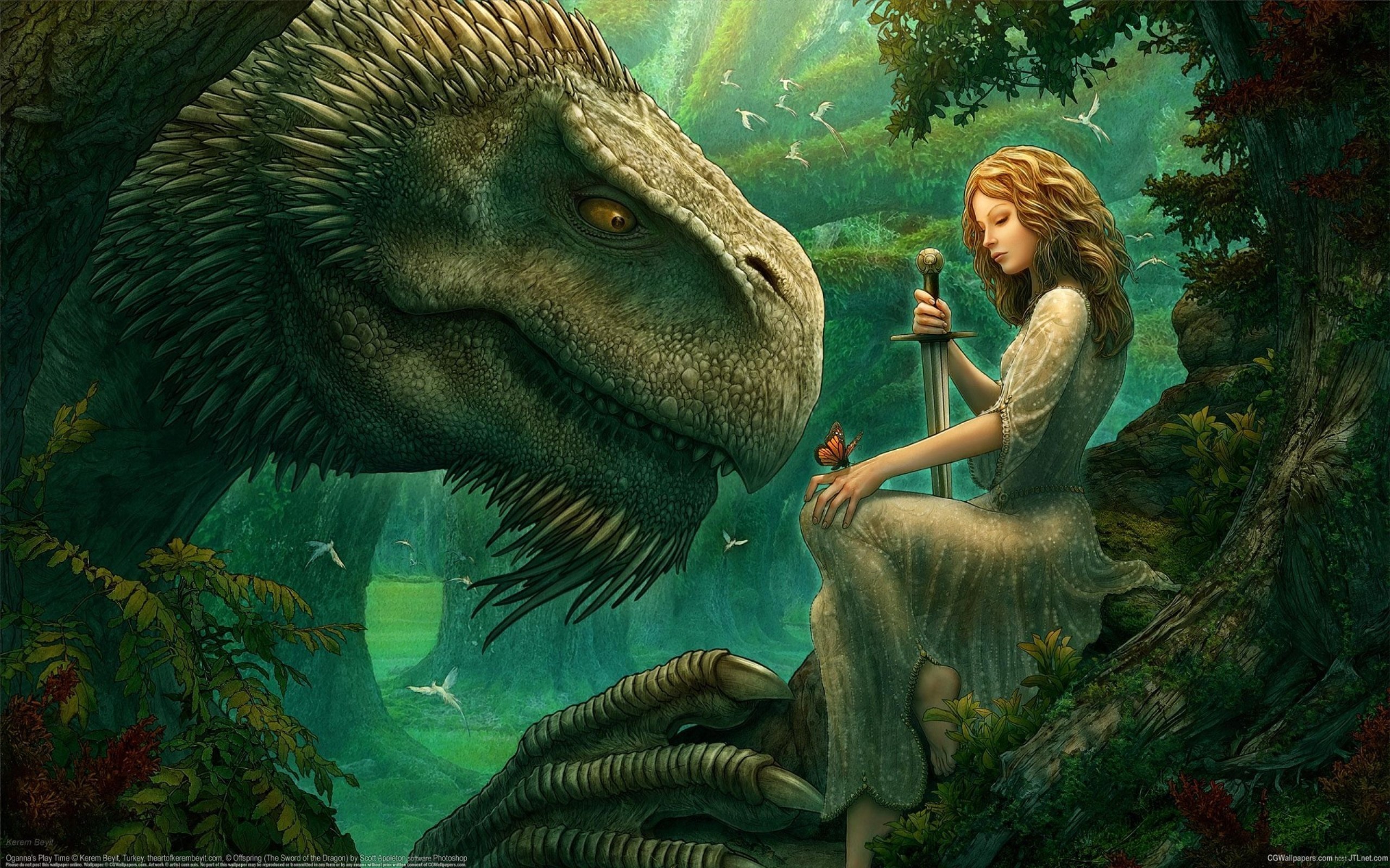 Dragons Fantasy Art HD Wallpaper Magic4walls
