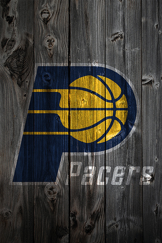 Indiana Pacers Wood iPhone Background Photo Sharing
