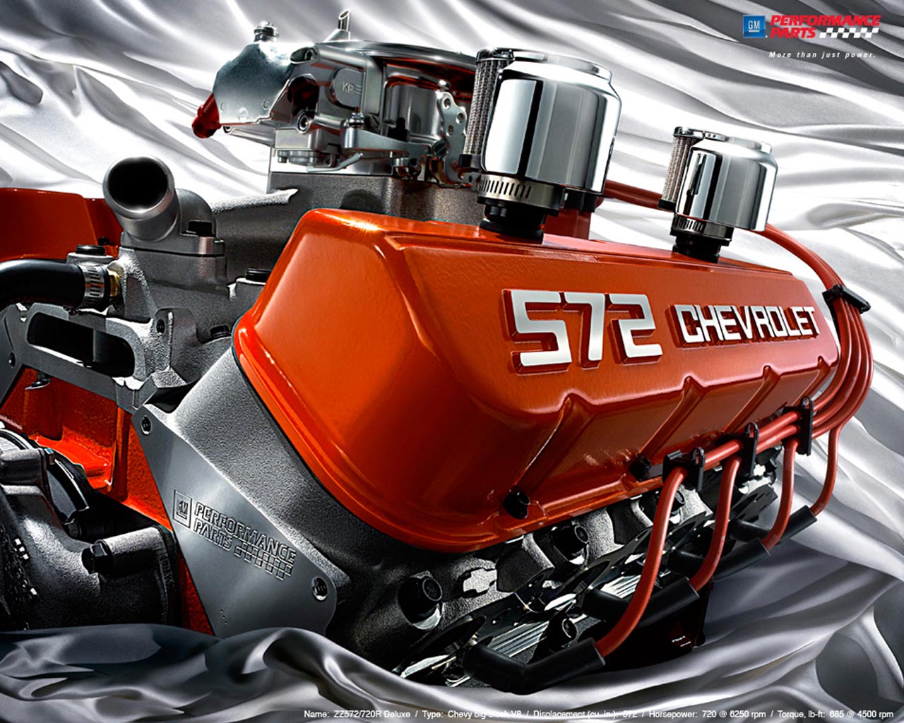 Powerful Engines Wallpaper Chevrolet