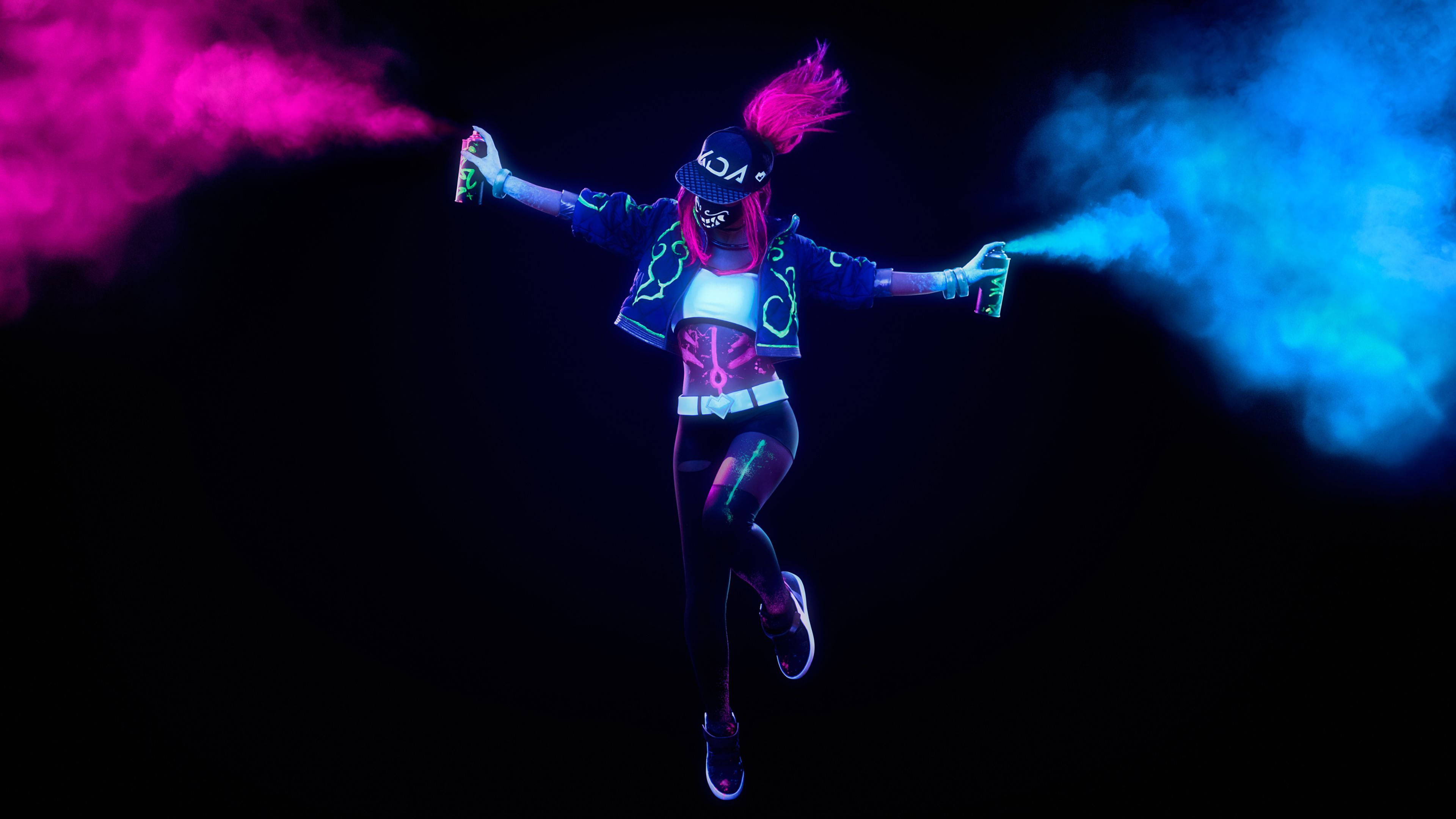 Pop Stars Kda Akali Cosplay HD Wallpaper