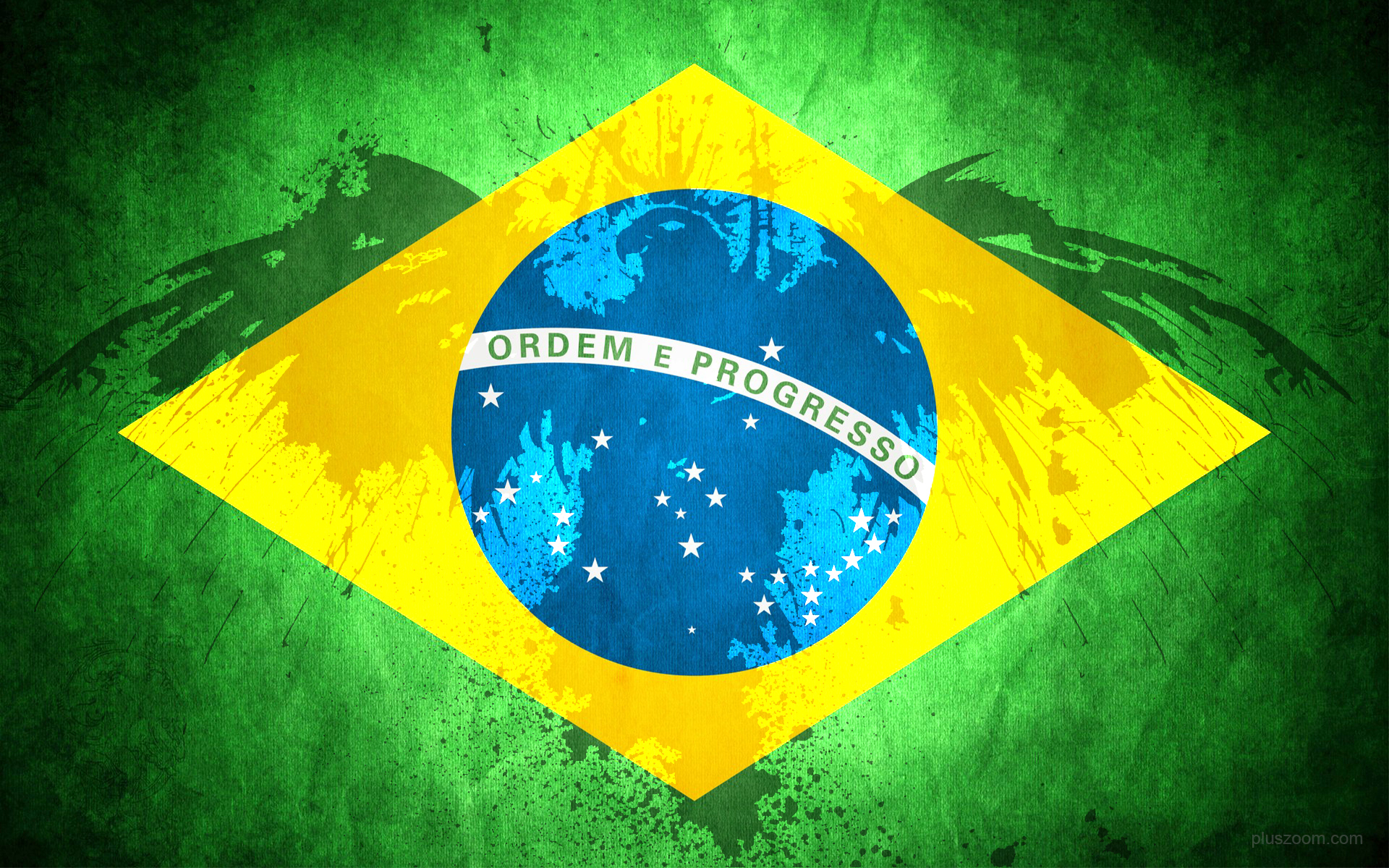 Brazil Flag HD Wallpaper For Post Your Wall Pluszoom