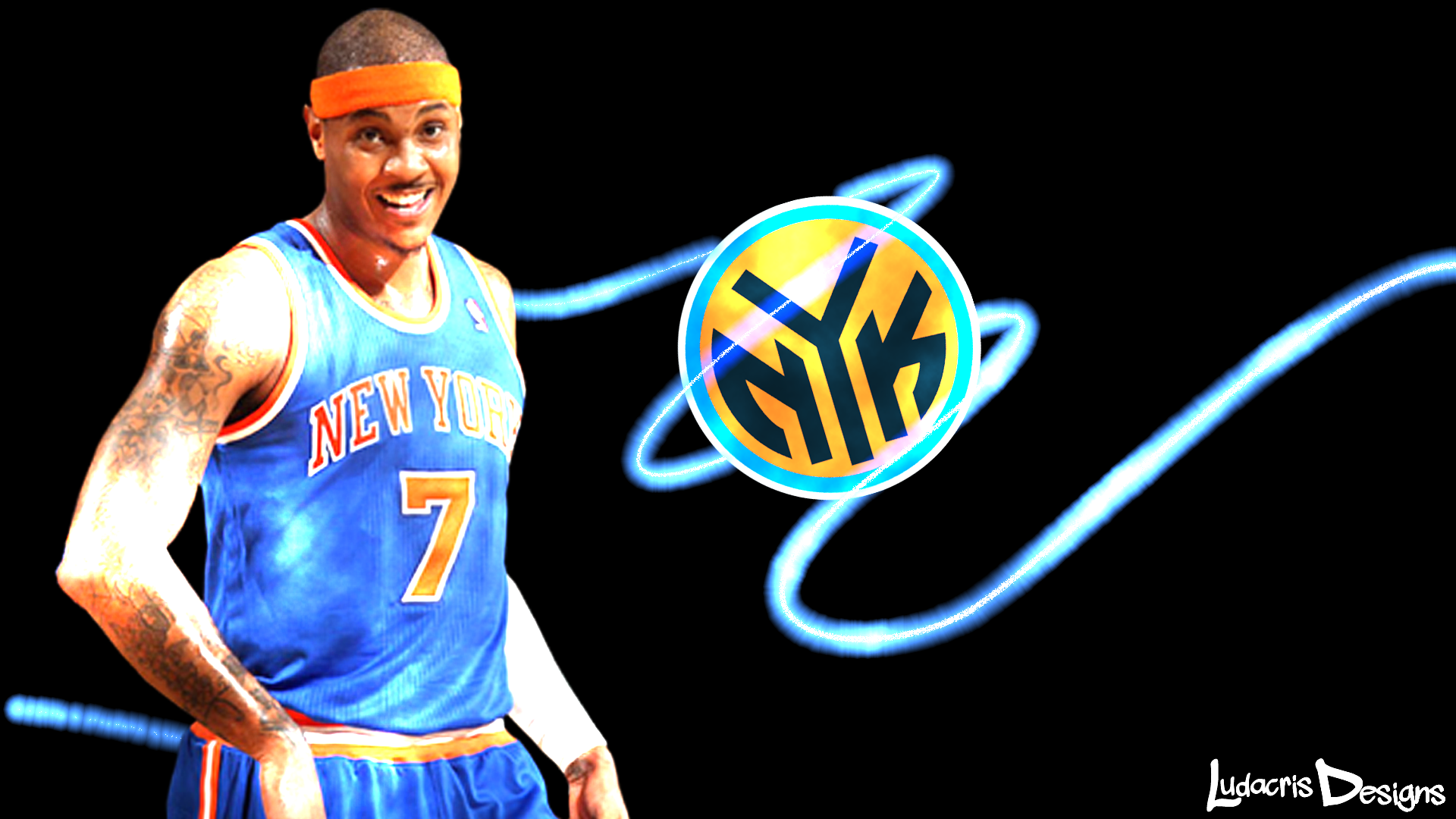 Carmelo Anthony Wallpaper by LudacrisDesigns 1920x1080