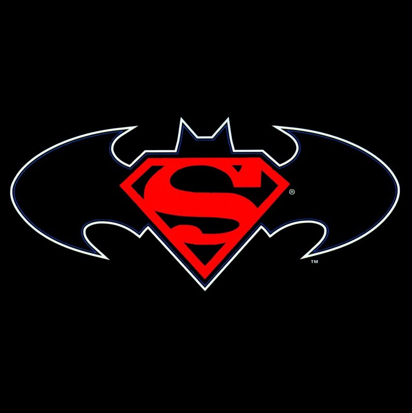 Batman Superman Logo Wallpaper
