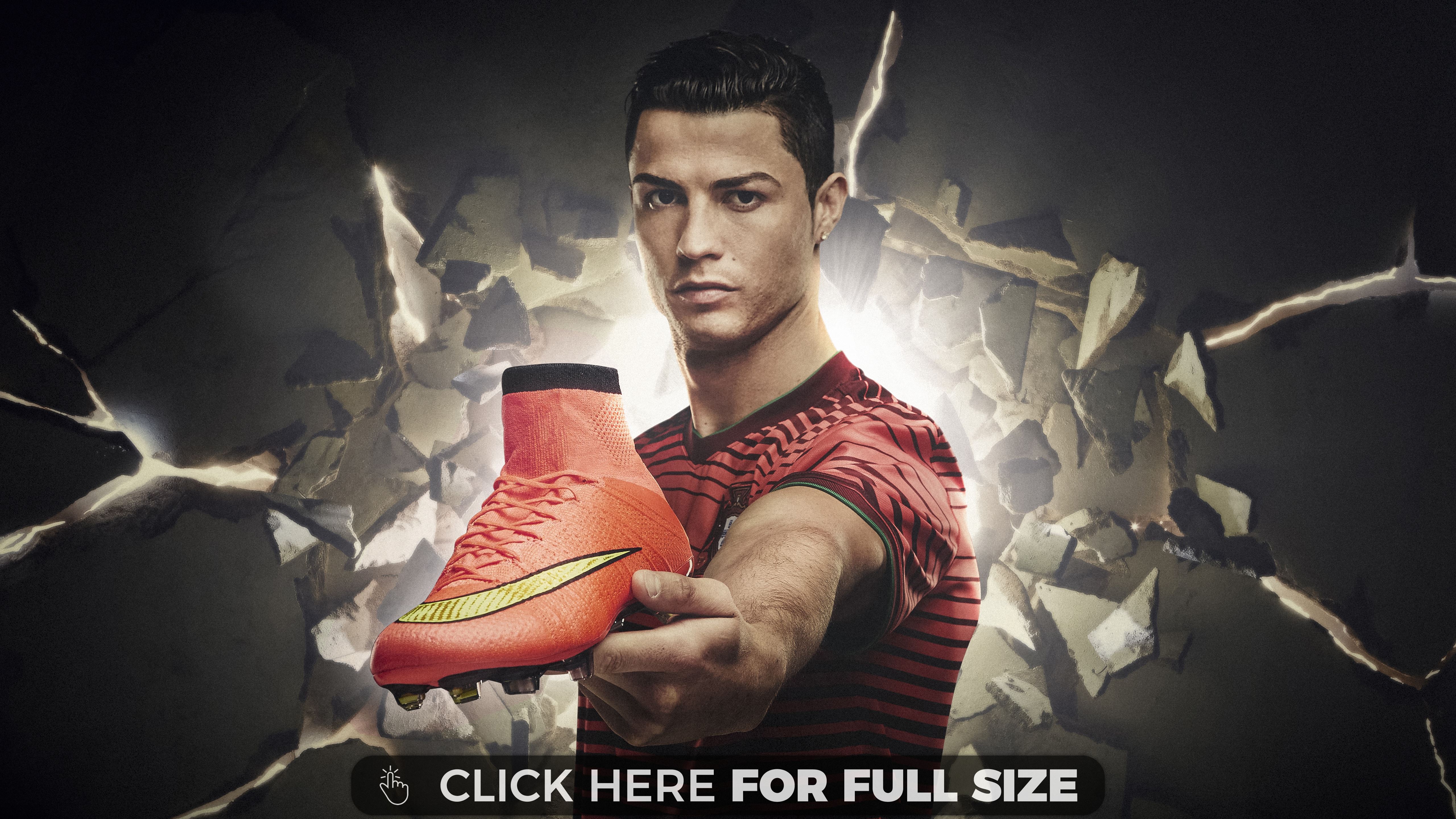 Cristiano Ronaldo Nike Mercurial Football Boots 4k Wallpaper