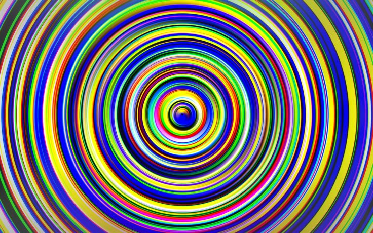 Abstraction 3d Graphics Psychedelic Teaser Wallpaper Background