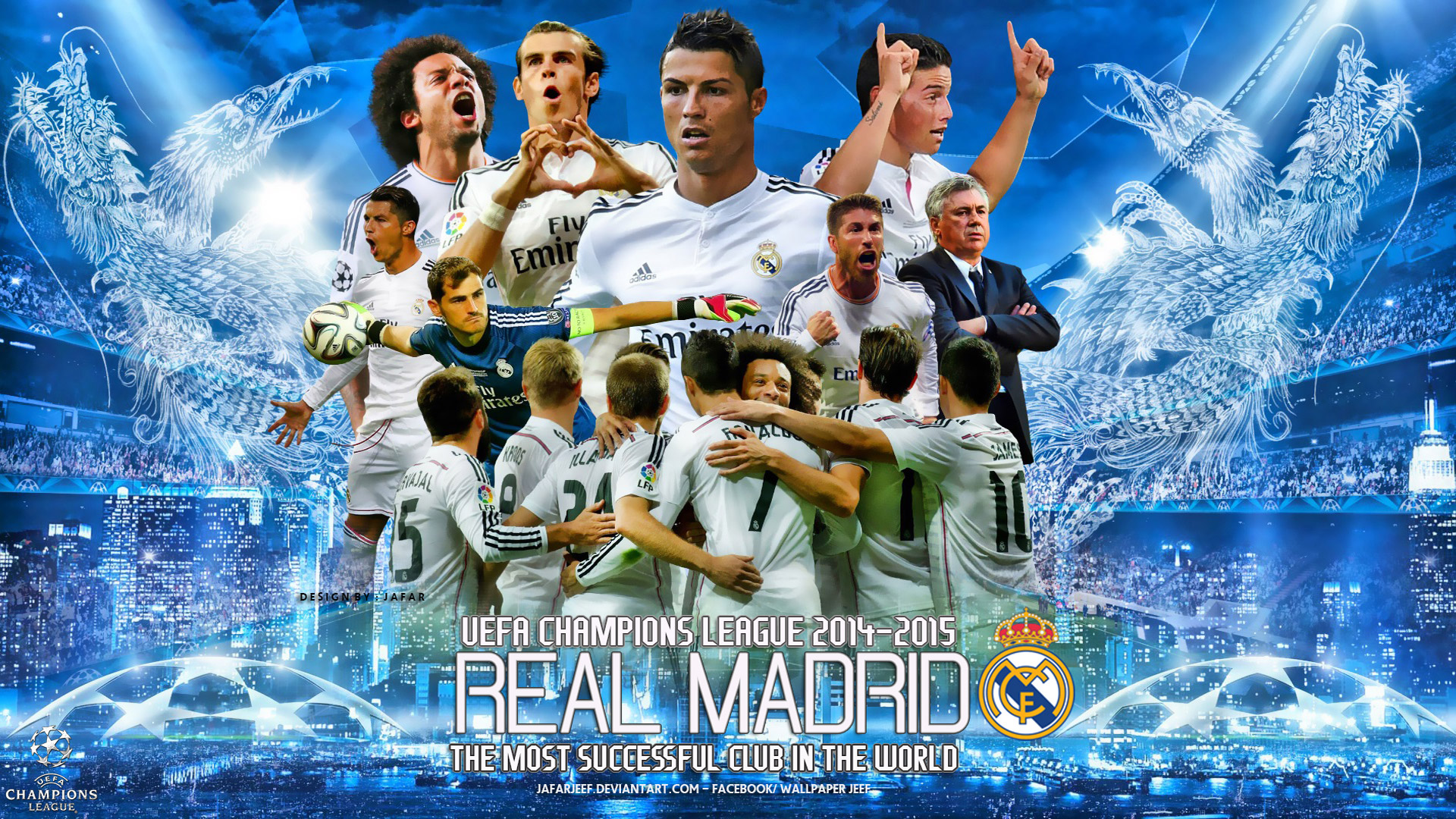 Free Wallpapers   Real Madrid 2015 Champions League wallpaper