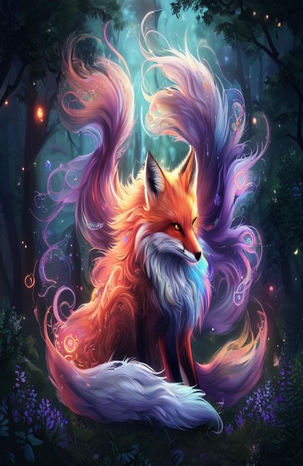 Nine Tailed Fox Wallpaper