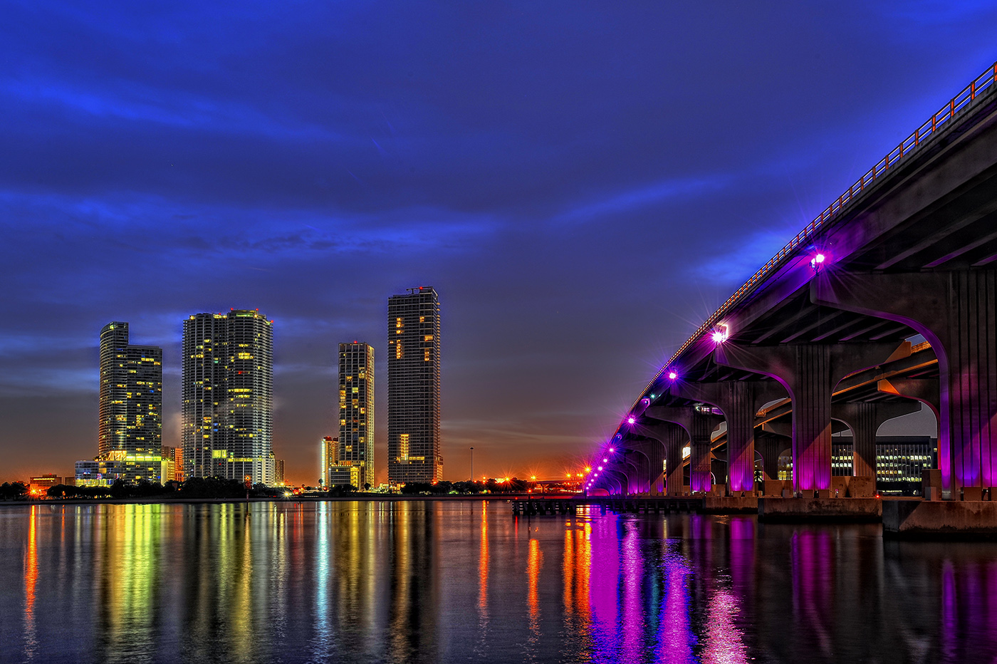 Miami Skyline Ii By Aerostylaz